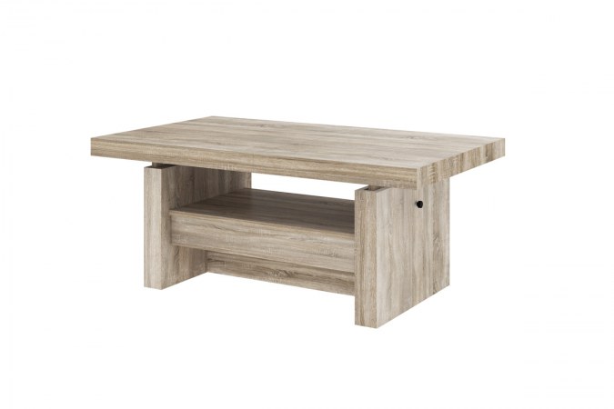 AVERSA coffee table (high gloss/wood-like decor)